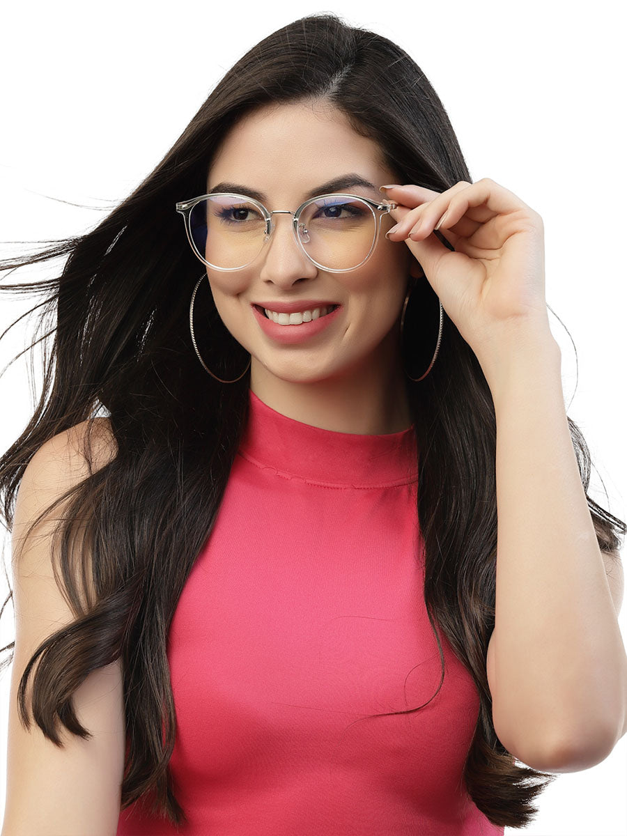 Zenith Titanium Transparent Silver Round Chasma