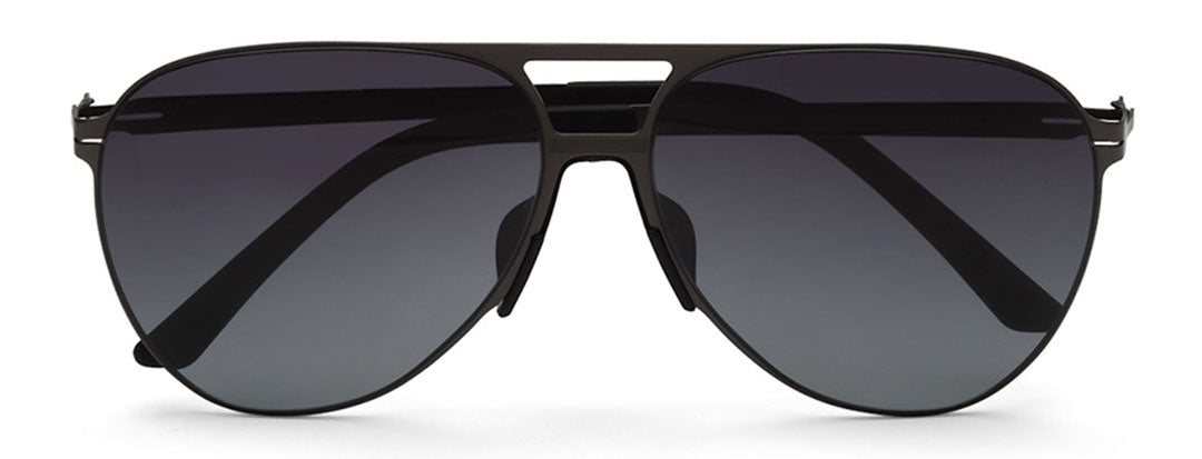 Zenith UV400 Large Unisex Black Polarized Sunglasses for Women