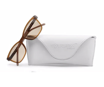 UV400 BROWN RECTANGLE KIDS SUNGLASSES