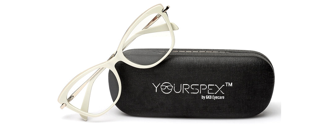 White Cateye Frames
