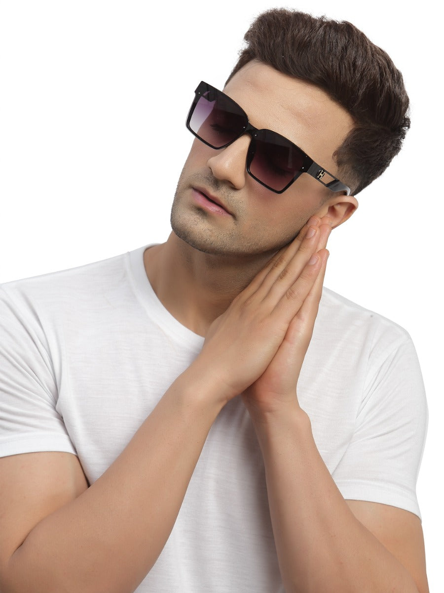 Black Square UV Sunglass for Men & Women