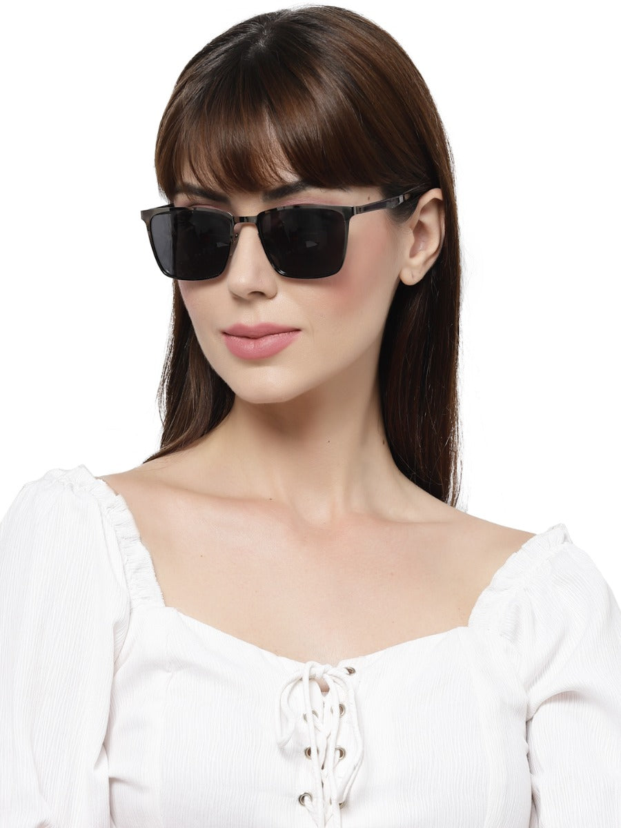 Black Wayfarer Polarized Sunglass for Men and Women