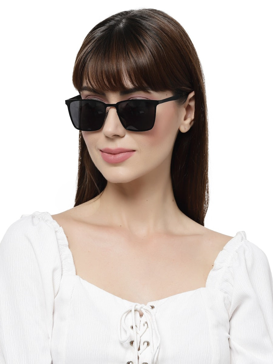 Gunmetal Wayfarer Polarized Sunglass for Men and Women