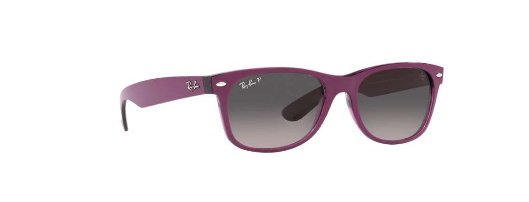 Classic UV 400 Unisex Polarized Ray-Ban Wayfarer Sunglasses in Violet
