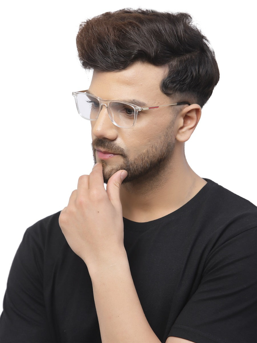 Transparent Square Eyeglasses for Men & Women