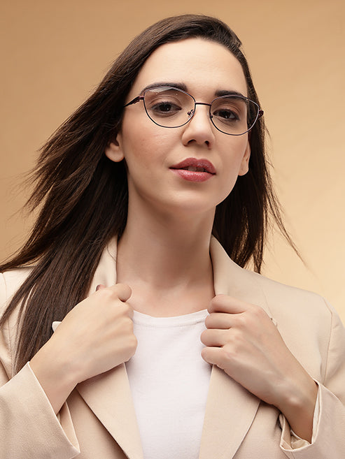 Bold Cateye Rust Spectacles