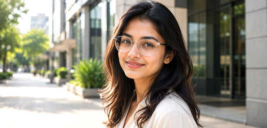 How Transparent Glasses Can Give Your Face a Lighter, Fresher Look