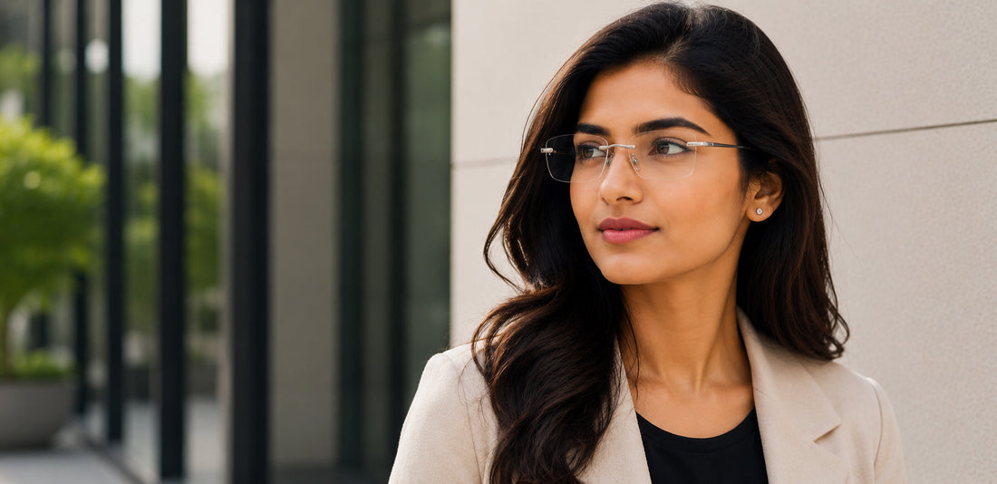 How to Wear Frameless Spectacles for a Sophisticated and Premium Look