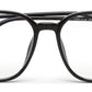 Glossy Black Full Rim Square Frame