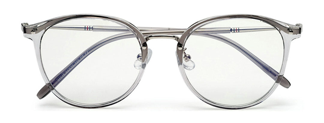 Zenith Titanium Clear Round Spectacles for Women