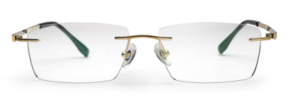 Zenith Rimless Titanium Chasma with Golden Black Temple