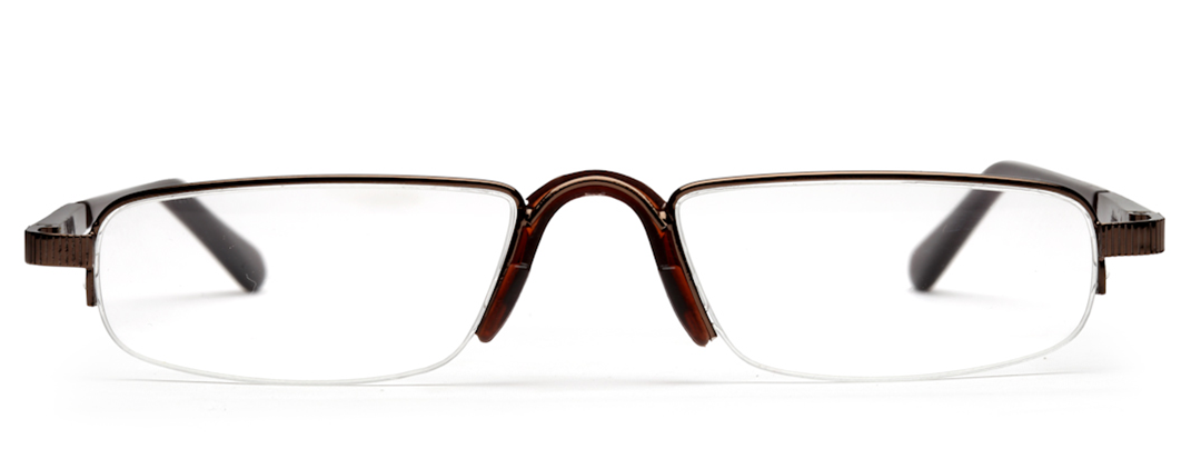 Unisex Glossy Brown Reading spectacles for Women and Men