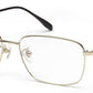 Zenith Titanium Glittery Golden Frame Chasma for Men