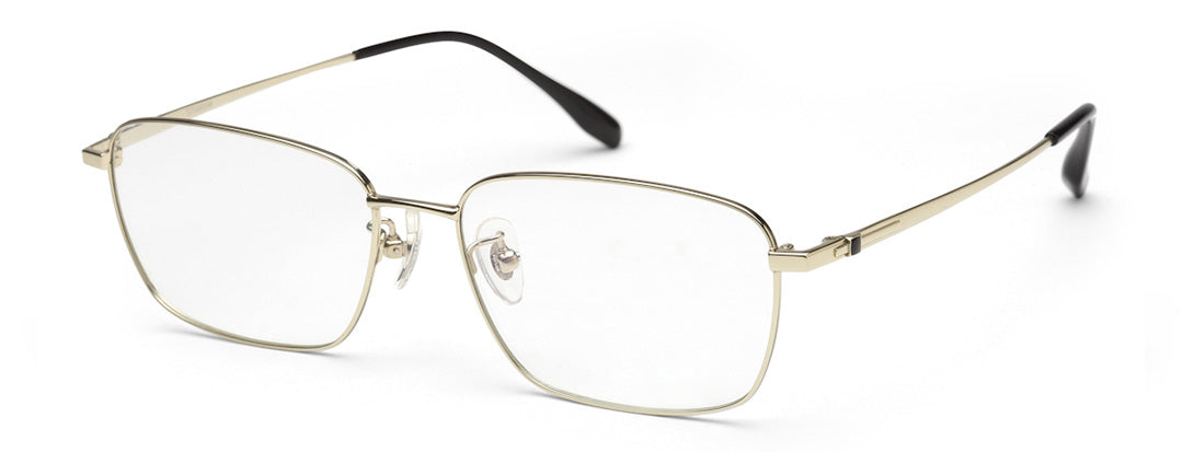 Zenith Titanium Glittery Golden Frame Chasma for Men