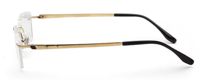 Zenith Rimless Titanium Chasma with Golden Black Temple