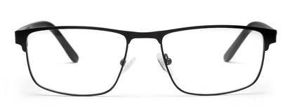 Glossy Black Unisex Specs with Full Rim Rectangle Frame