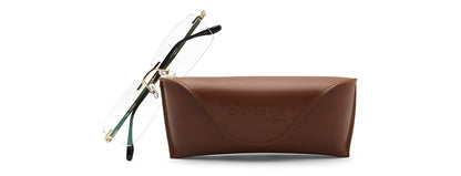 Zenith Rimless Titanium Chasma with Golden Black Temple