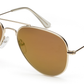 Classic Unisex Gold Aviator Sunglasses for men and Women