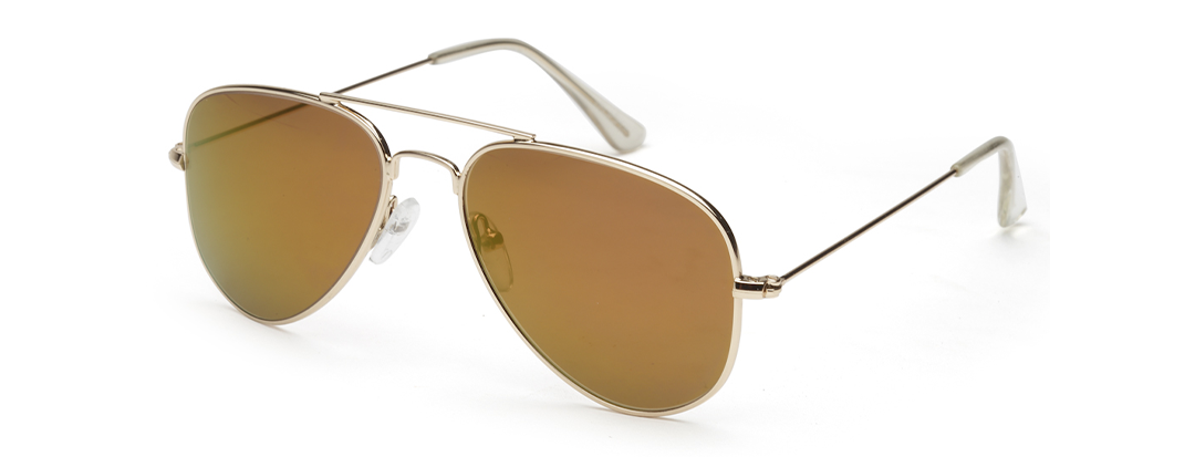 Classic Unisex Gold Aviator Sunglasses for men and Women