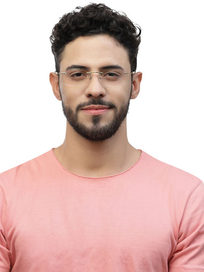 Zenith Rimless Titanium Chasma with Golden Black Temple