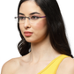 Rimless Unisex Purple Specs Frame for Men and Women