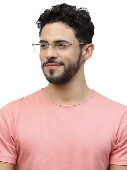 Zenith Rimless Titanium Chasma with Golden Black Temple