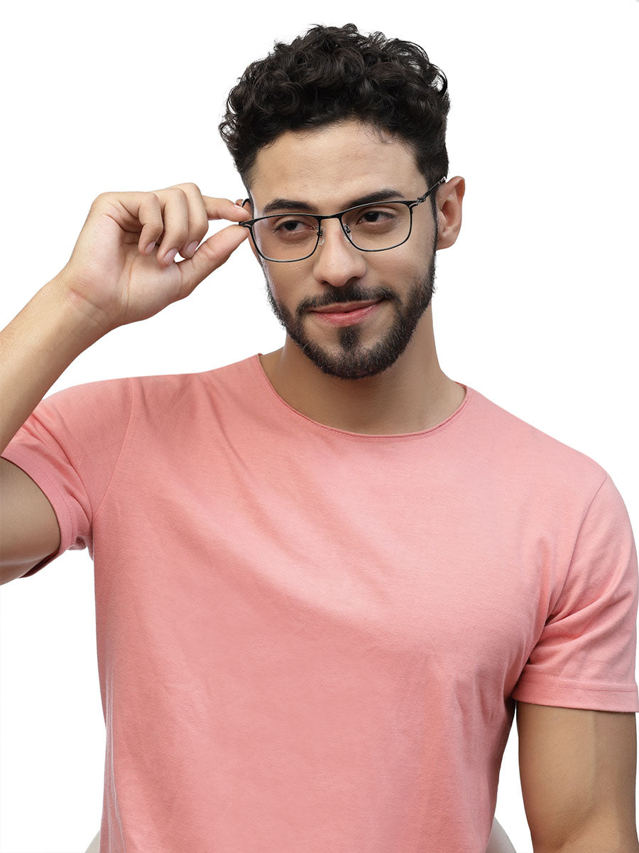 Zenith Metallic Titanium Grey Spectacles for Men