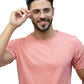 Zenith Titanium Silver RImless Glasses for Men