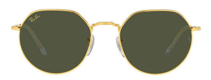 Gold Border Design Metal Frame Irregular Ray-Ban Round Sunglasses