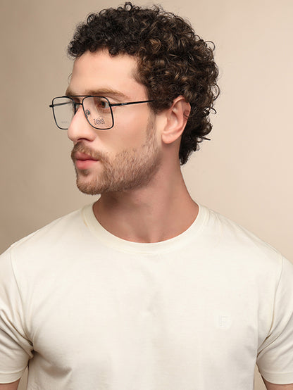 Zenith Titanium Matte Black Large Square Frame