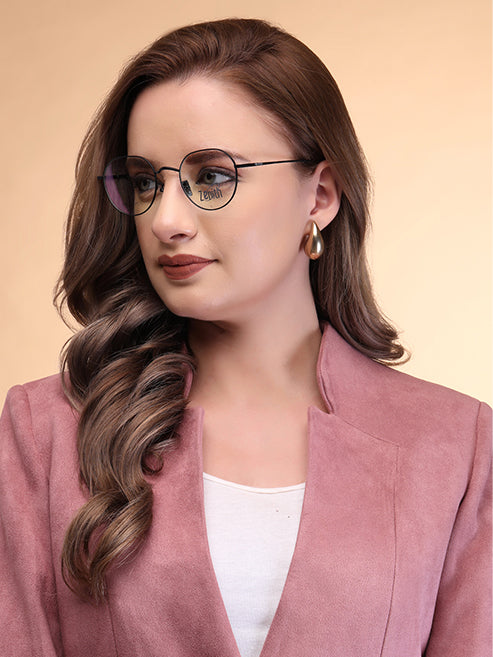 Zenith Titanium Round Metal Frames