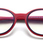 Red Oval Full Rim Acetate Frame for Kids