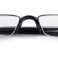 Black Oval Half Rim Metal Frame - Reading Eyeglasses