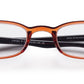 Brown Oval Full Rim Acetate Frame - Reading Eyeglasses