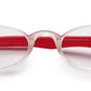 Transparent Oval Full Rim Acetate Frame - Reading Eyeglasses