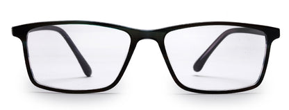 Blue Rectangle Full Rim Acetate Eyeglass Frame for Men