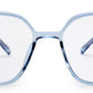 Blue Square Full Rim Acetate Frame for Women