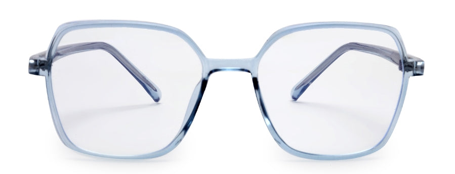 Blue Square Full Rim Acetate Frame for Women