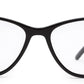 Black Cateyes Full Rim Acetate Eye Frames for Women