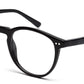 YourSpex Black Unisex Wayfarer Glasses Frames for Men and Women