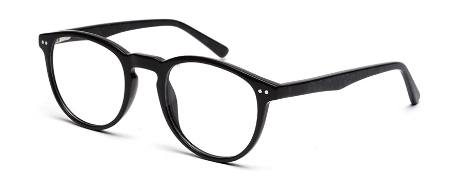 YourSpex Black Unisex Wayfarer Glasses Frames for Men and Women