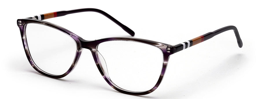 Blue Tort Cateyes Full Rim Acetate Ladies Chasma Frame