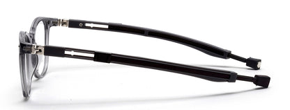 Transparent Glasses Silver Wayfarer Full Rim TR-90 Frame for Kids