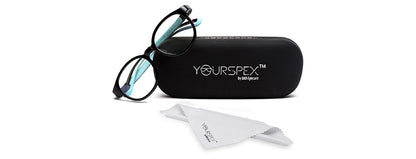 Black Full Rim TR-90 Oval Frame for Kids