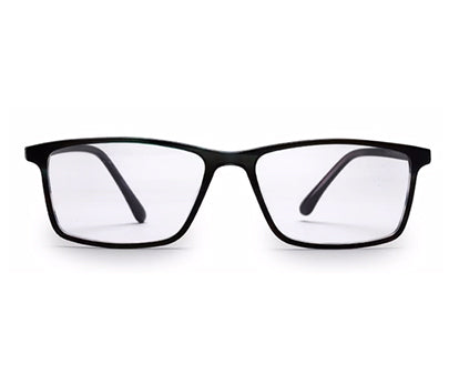 Blue Rectangle Full Rim Acetate Eyeglass Frame for Men