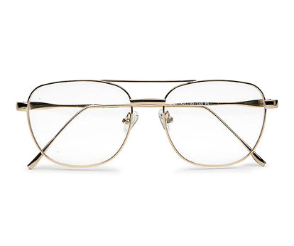 Sleek Square Gold Spectacles