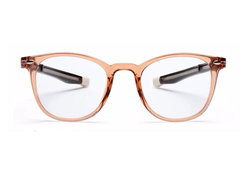 Light Brown Wayfarer Spectacles Full Rim TR-90 Frame for Kids