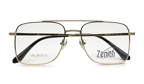 Zenith Titanium Gold Large Square Frame
