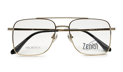 Zenith Titanium Gold Large Square Frame