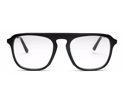 Black Square Full Rim Acetate Frame for Men